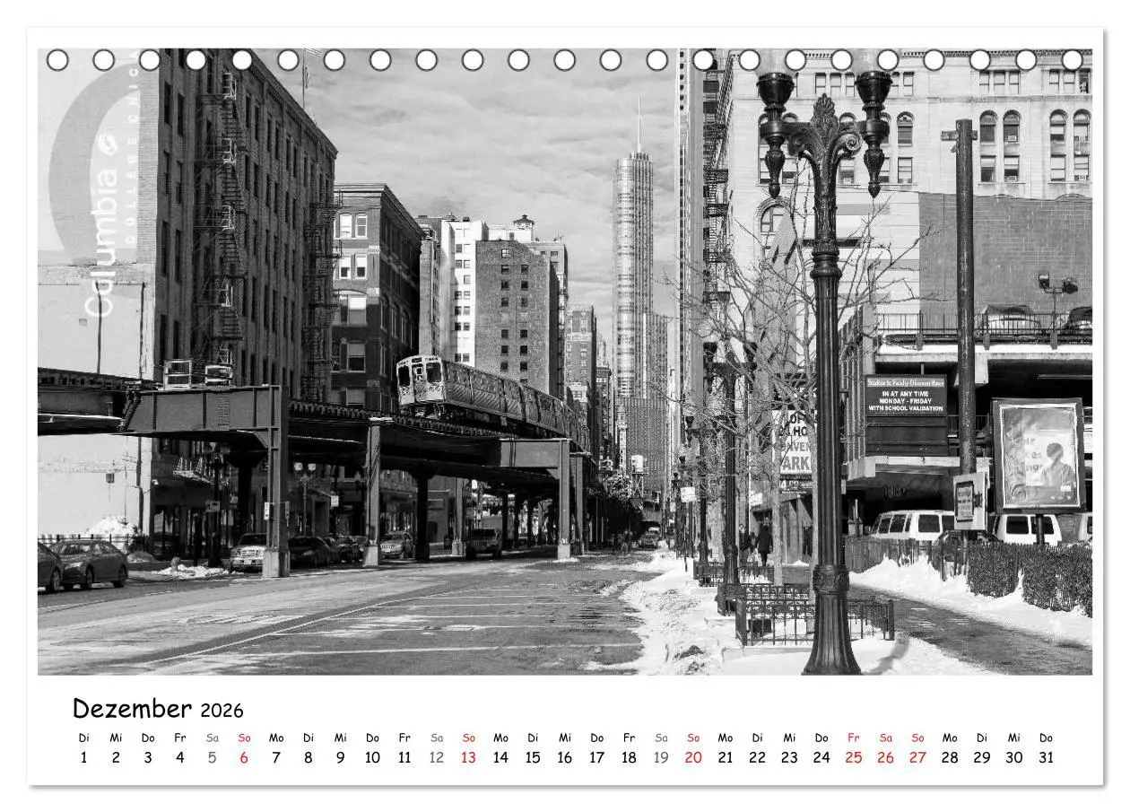 Bild: 9783516131031 | Chicago 2026 (Tischkalender 2026 DIN A5 quer), CALVENDO Monatskalender