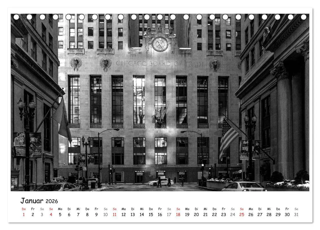 Bild: 9783516131031 | Chicago 2026 (Tischkalender 2026 DIN A5 quer), CALVENDO Monatskalender