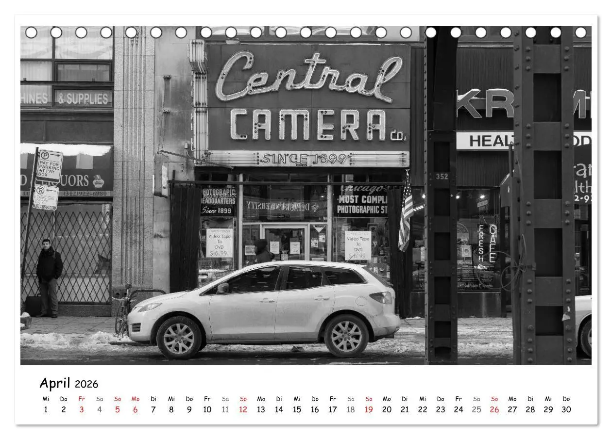 Bild: 9783516131031 | Chicago 2026 (Tischkalender 2026 DIN A5 quer), CALVENDO Monatskalender