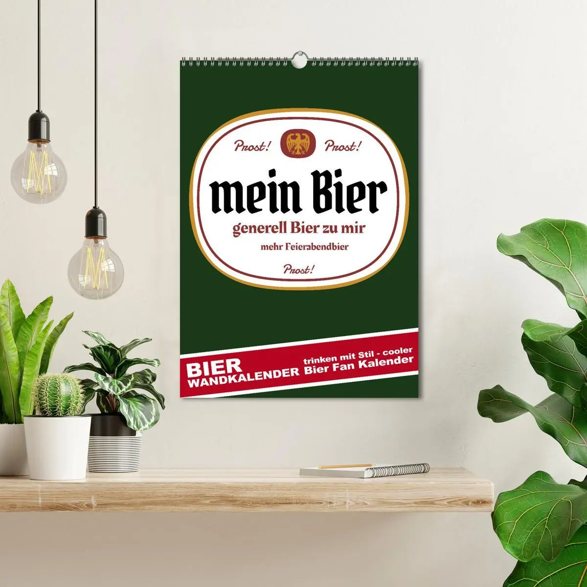Bild: 9783516371031 | BIER Wandkalender -Trinken mit Stil (Wandkalender 2026 DIN A3...