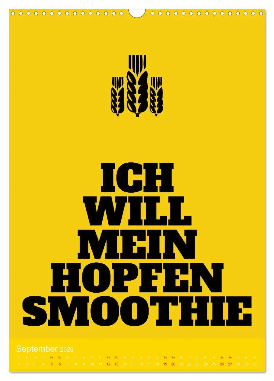 Bild: 9783516371031 | BIER Wandkalender -Trinken mit Stil (Wandkalender 2026 DIN A3...