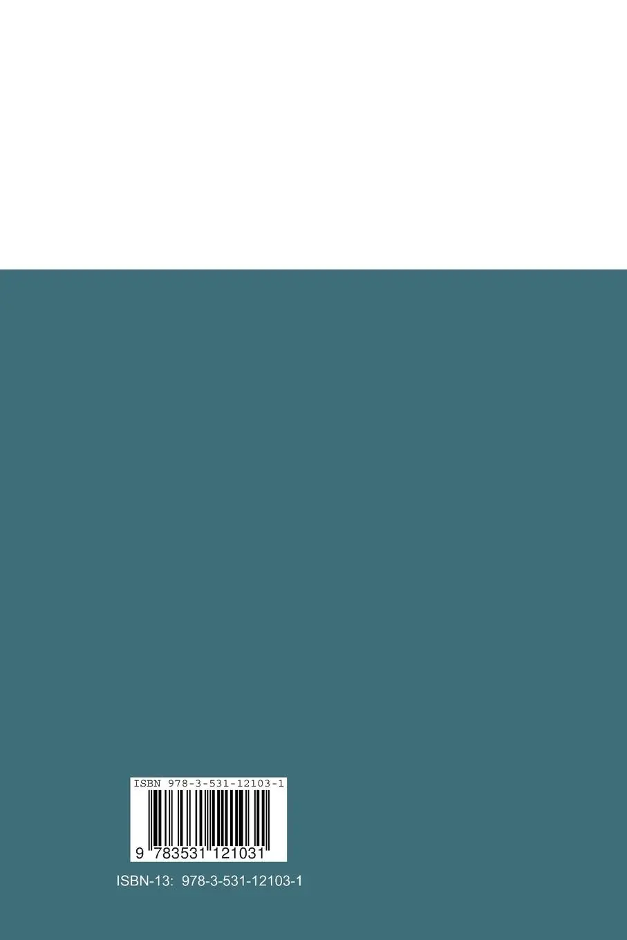 Rückseite: 9783531121031 | Massenkommunikation | Theorien, Methoden, Befunde | Max Kaase | Buch