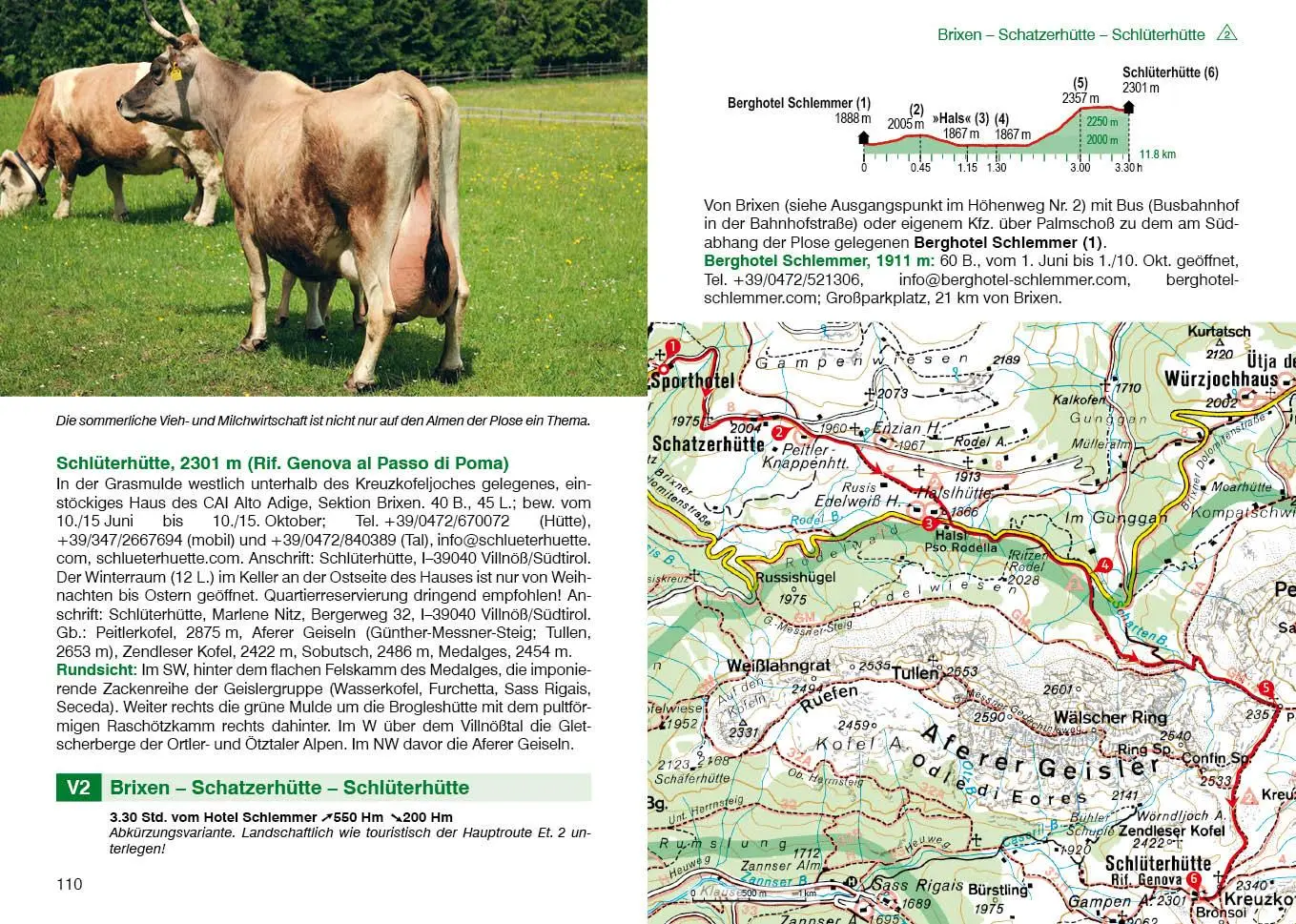 Bild: 9783763331031 | Dolomiten Höhenwege 1-3 | Alle Etappen mit GPS-Tracks | Hauleitner