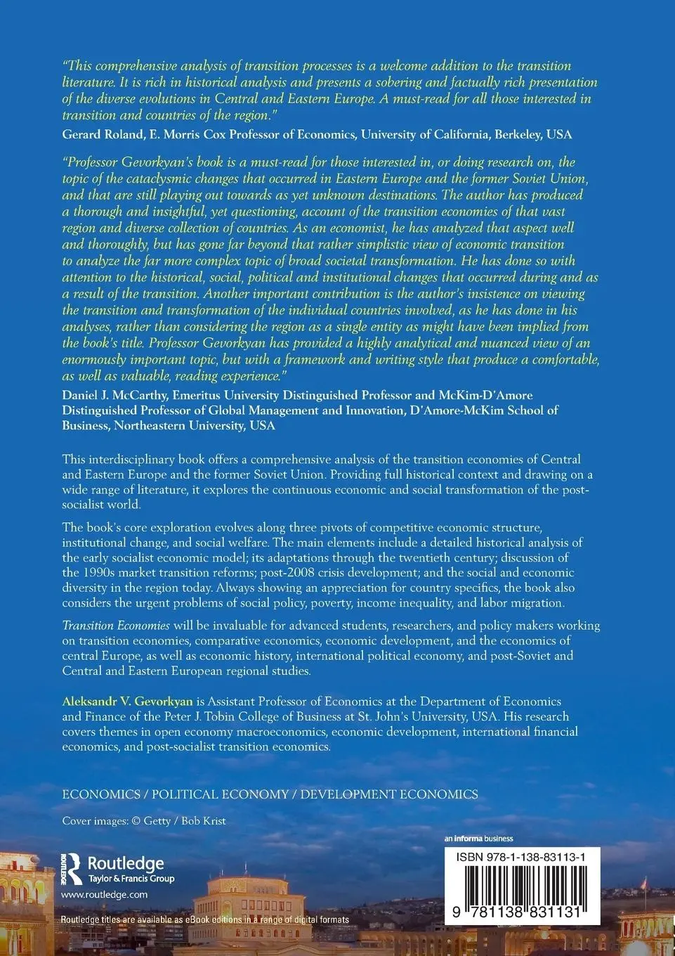Rückseite: 9781138831131 | Transition Economies | Aleksandr V. Gevorkyan | Taschenbuch | Englisch