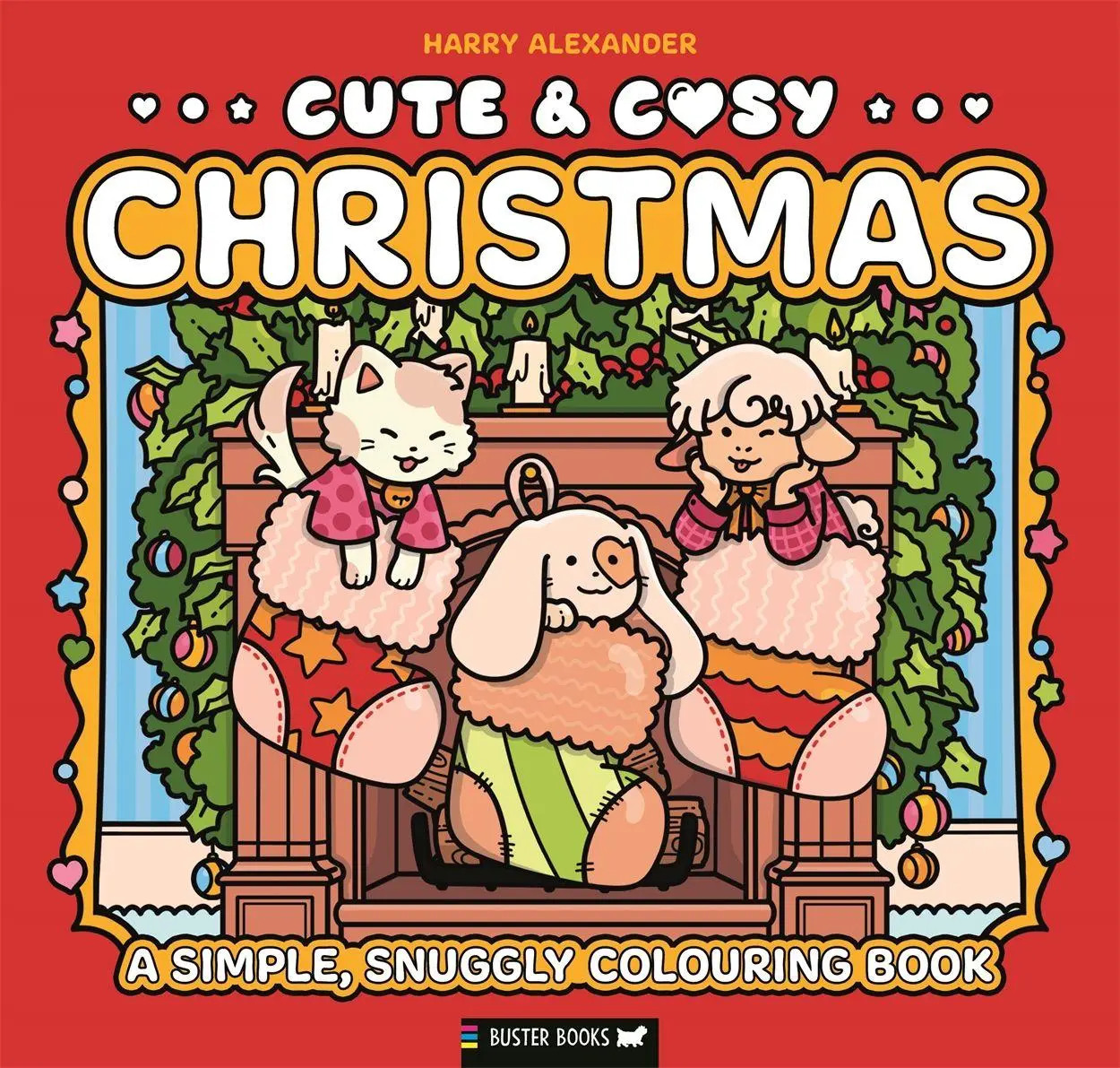 Cover: 9781837251131 | Cute &amp; Cosy: Christmas | A Simple, Snuggly Colouring Book | Alexander