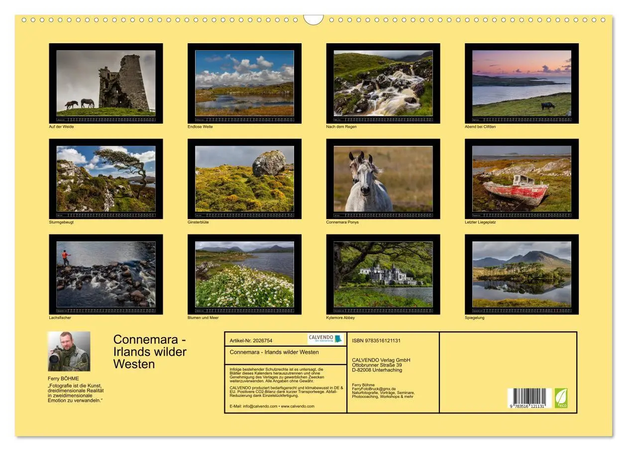 Bild: 9783516121131 | Connemara - Irlands wilder Westen (Wandkalender 2026 DIN A2 quer),...
