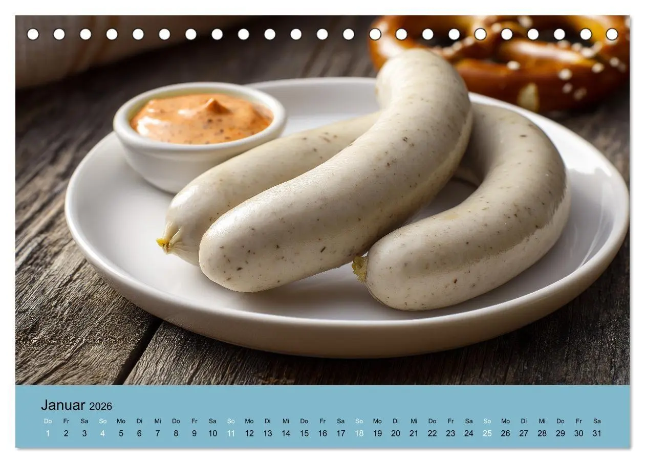 Bild: 9783516671131 | Bayrische Weißwurst - Traditioneller Küchenkalender für Genießer...