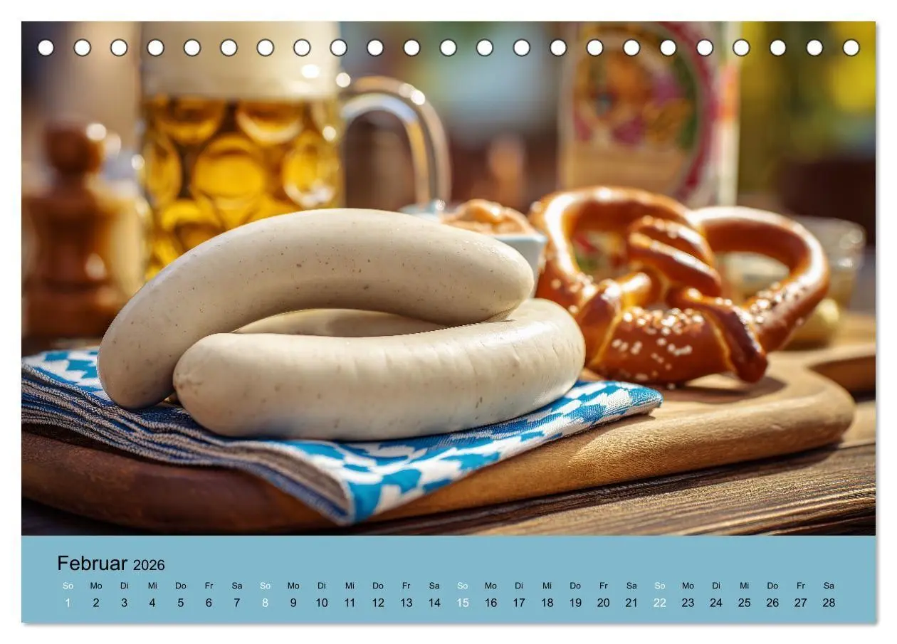 Bild: 9783516671131 | Bayrische Weißwurst - Traditioneller Küchenkalender für Genießer...
