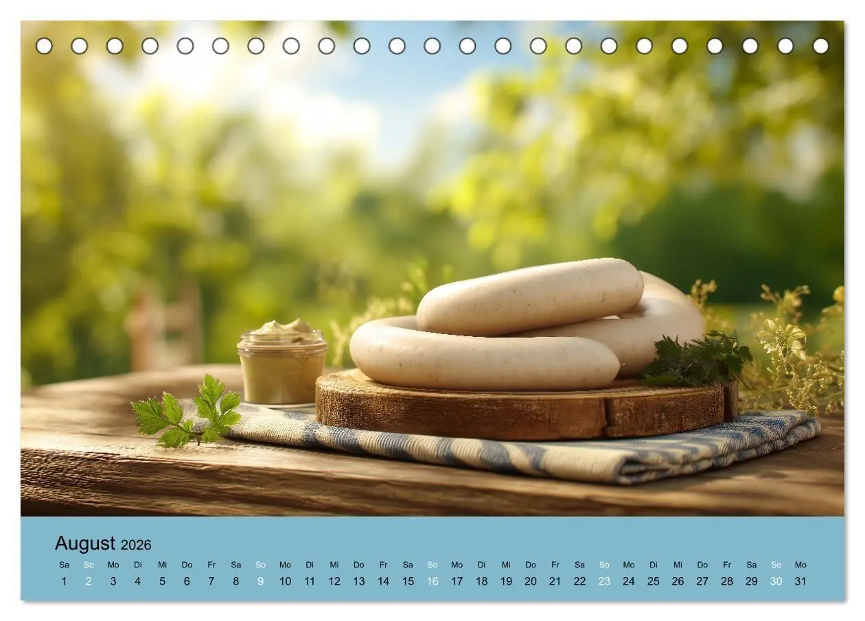 Bild: 9783516671131 | Bayrische Weißwurst - Traditioneller Küchenkalender für Genießer...