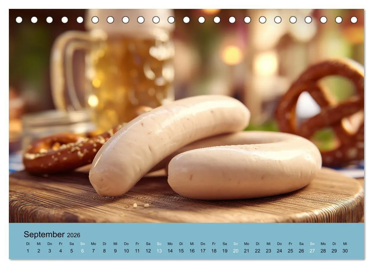 Bild: 9783516671131 | Bayrische Weißwurst - Traditioneller Küchenkalender für Genießer...