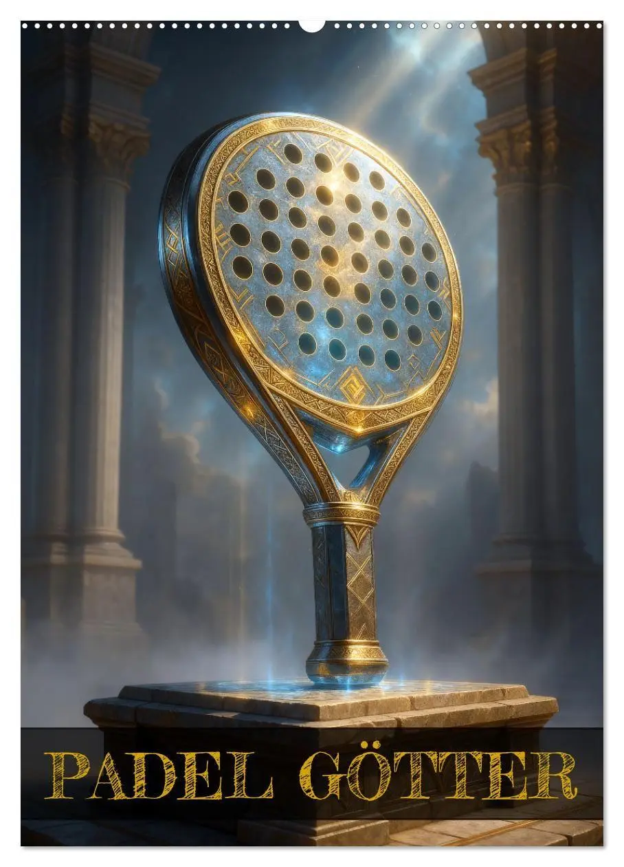 Cover: 9783516741131 | Padel Götter (Wandkalender 2026 DIN A2 hoch), CALVENDO Monatskalender