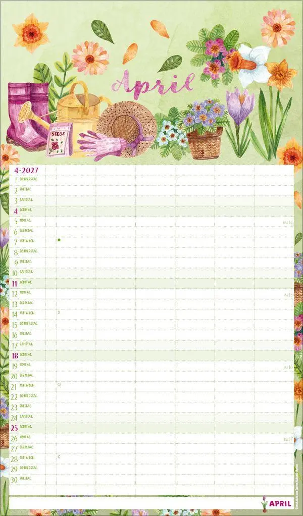 Bild: 9783819301131 | Familienplaner Aquarell 2027 | Verlag Korsch | Kalender | 14 S. | 2027