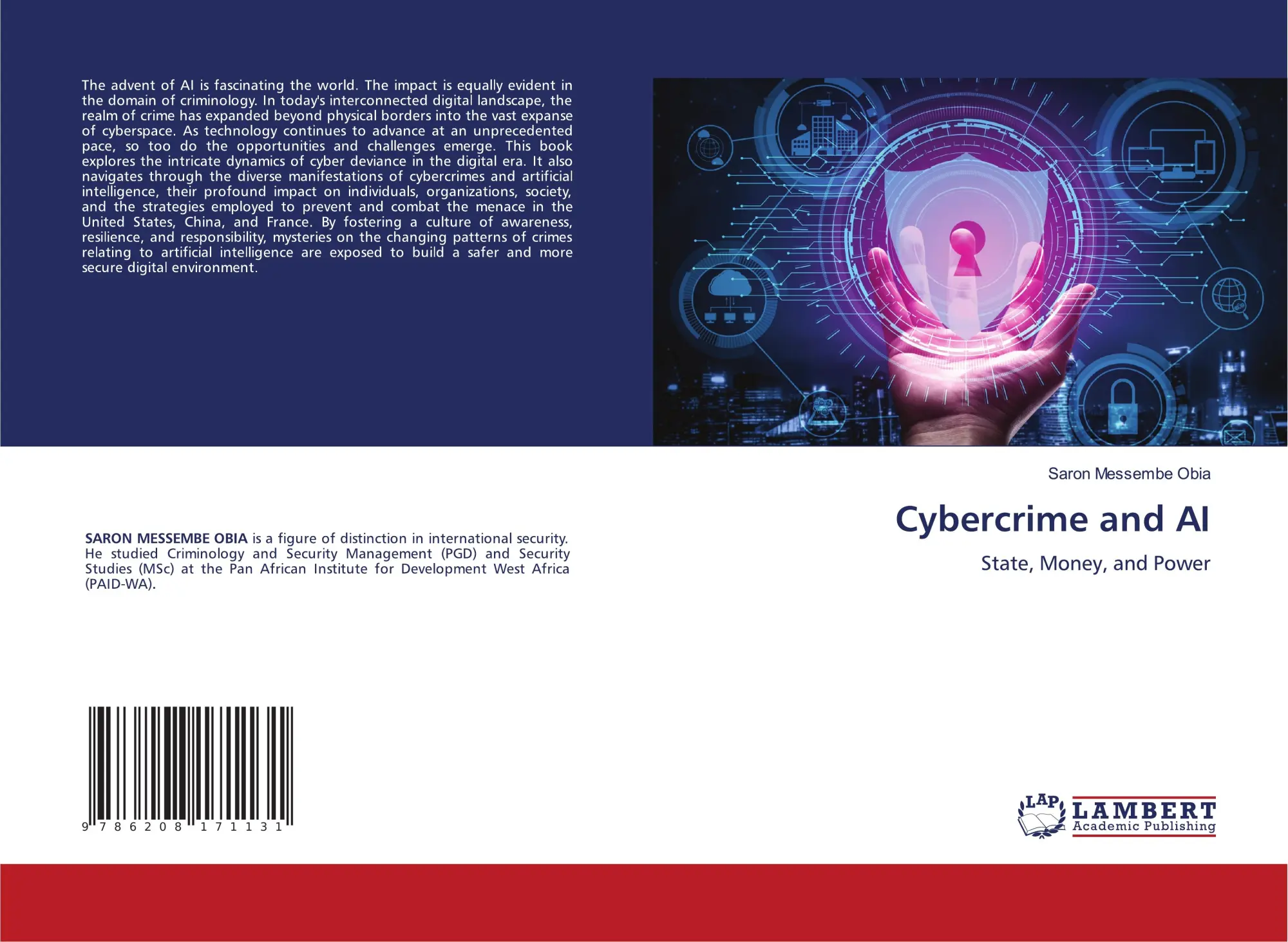 Cover: 9786208171131 | Cybercrime and AI | State, Money, and Power | Saron Messembe Obia