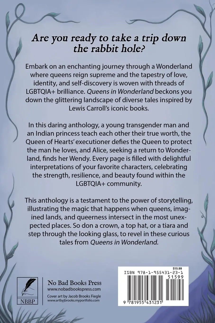 Rückseite: 9781955431231 | Queens in Wonderland | M Halvorsen (u. a.) | Taschenbuch | Englisch