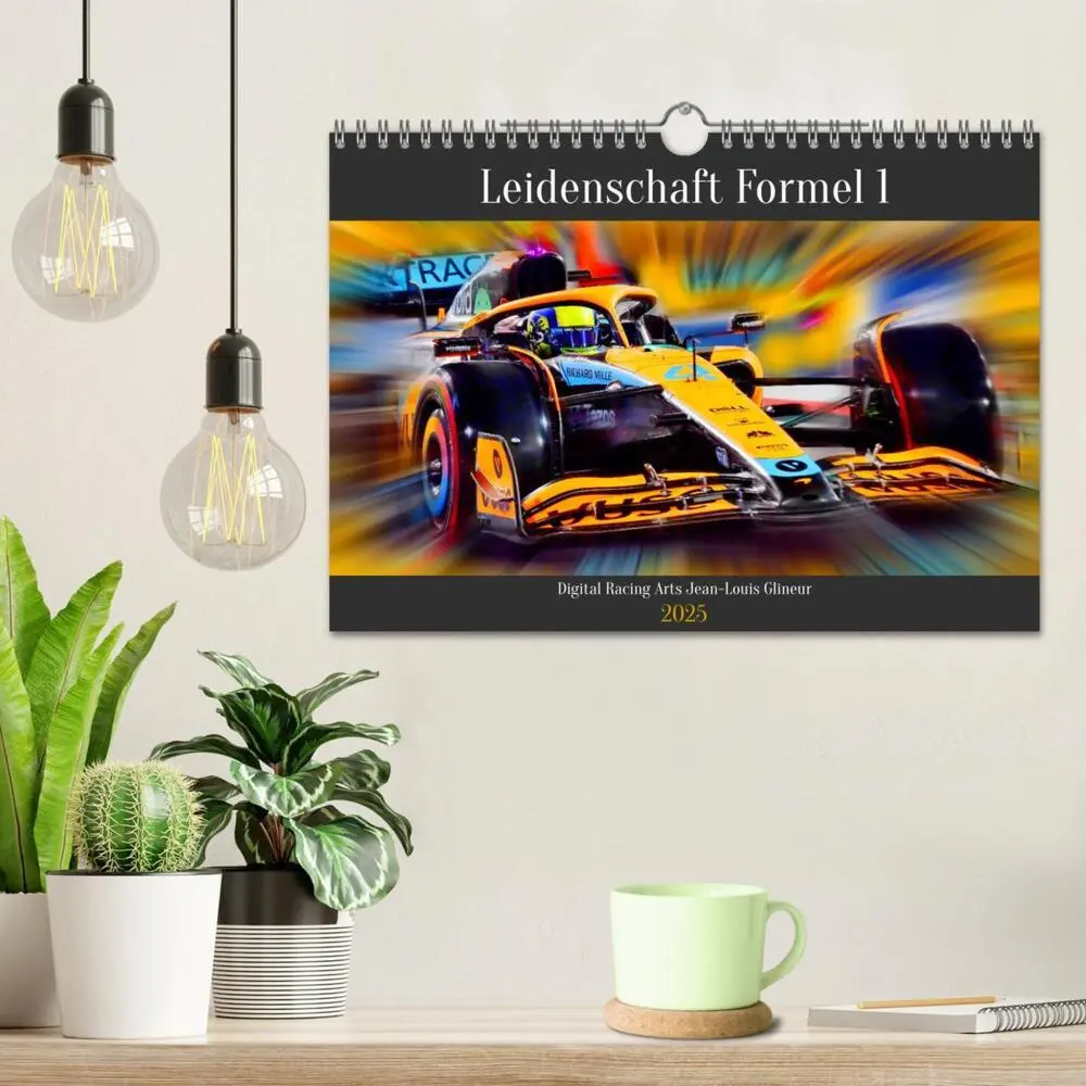 Bild: 9783435001231 | Leidenschaft Formel 1 (Wandkalender 2025 DIN A4 quer), CALVENDO...
