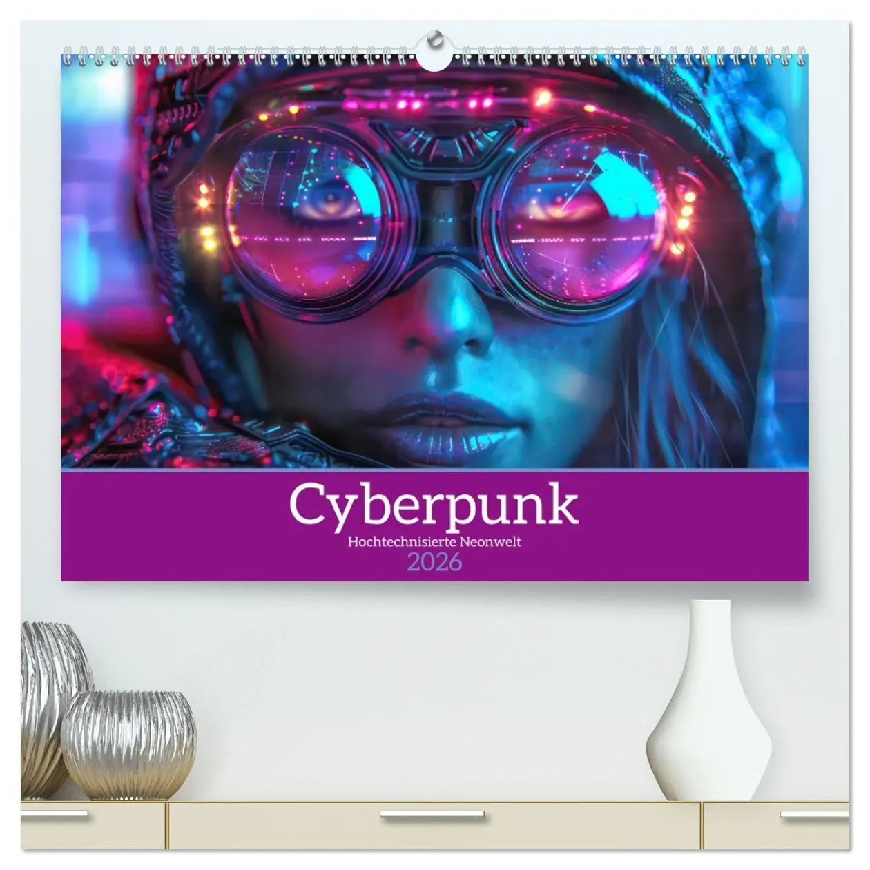 Cover: 9783457401231 | Cyberpunk - Hochtechnisierte Neonwelt (hochwertiger Premium...