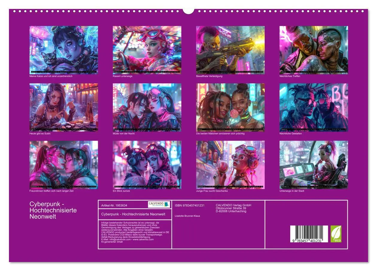 Bild: 9783457401231 | Cyberpunk - Hochtechnisierte Neonwelt (hochwertiger Premium...