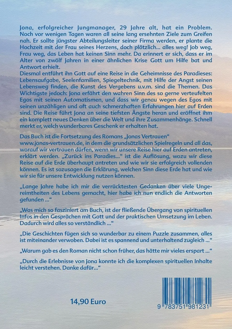 Rückseite: 9783751981231 | Zurück Ins Paradies | Jonas Weg Nachhause | Ivo Sun (u. a.) | Buch