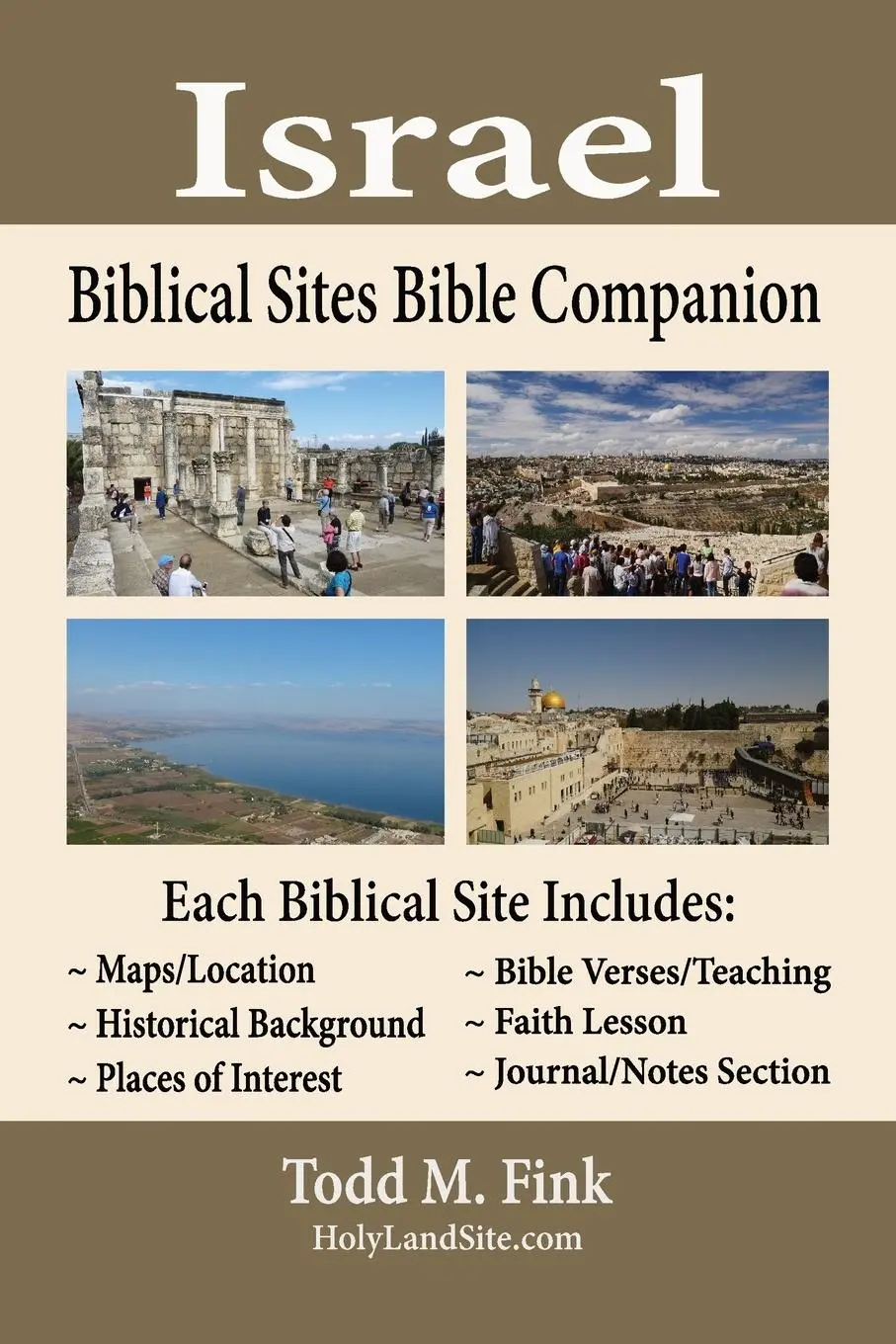 Cover: 9781944601331 | Israel Biblical Sites Bible Companion | Todd M. Fink | Taschenbuch