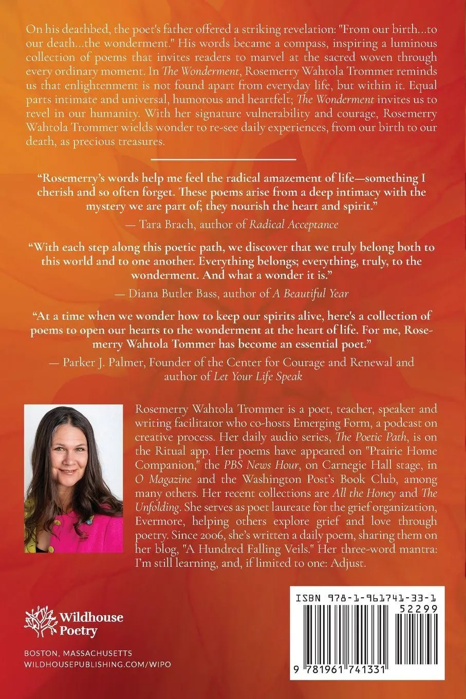 Rückseite: 9781961741331 | The Wonderment | Rosemerry Wahtola Trommer | Taschenbuch | Englisch