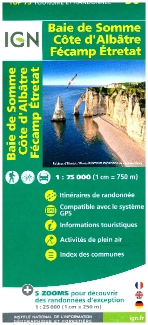 Cover: 9782758551331 | Baie de Somme Côte d'Albatre | (Land-)Karte | Französisch | 2021
