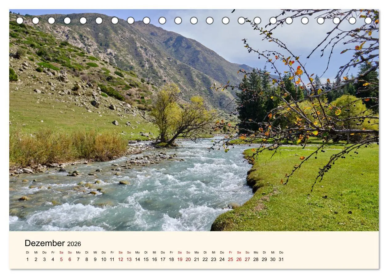 Bild: 9783457491331 | Kirgistan - Traumhafte Landschaften (Tischkalender 2026 DIN A5...