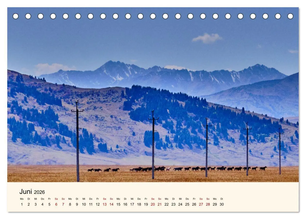 Bild: 9783457491331 | Kirgistan - Traumhafte Landschaften (Tischkalender 2026 DIN A5...