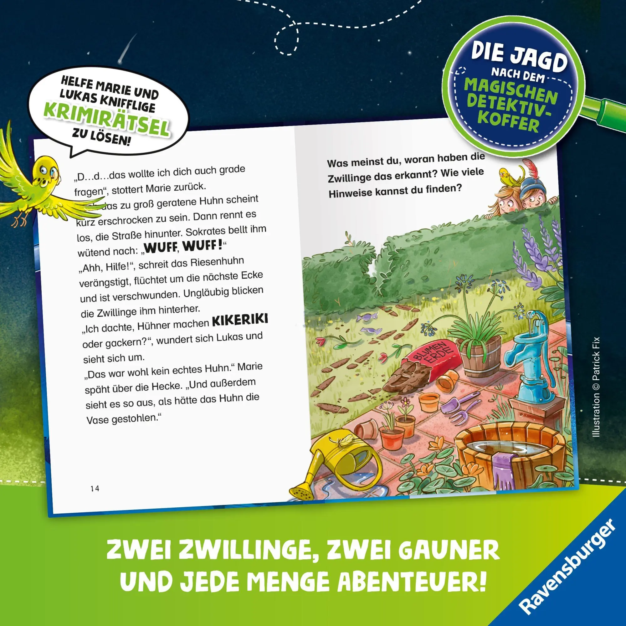 Bild: 9783473301331 | Die Jagd nach dem magischen Detektivkoffer, Band 3 - Hühnerdieb...