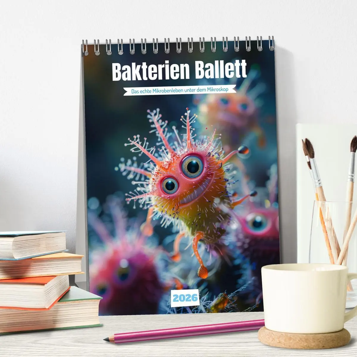 Bild: 9783516271331 | Bakterien Ballett (Tischkalender 2026 DIN A5 hoch), CALVENDO...