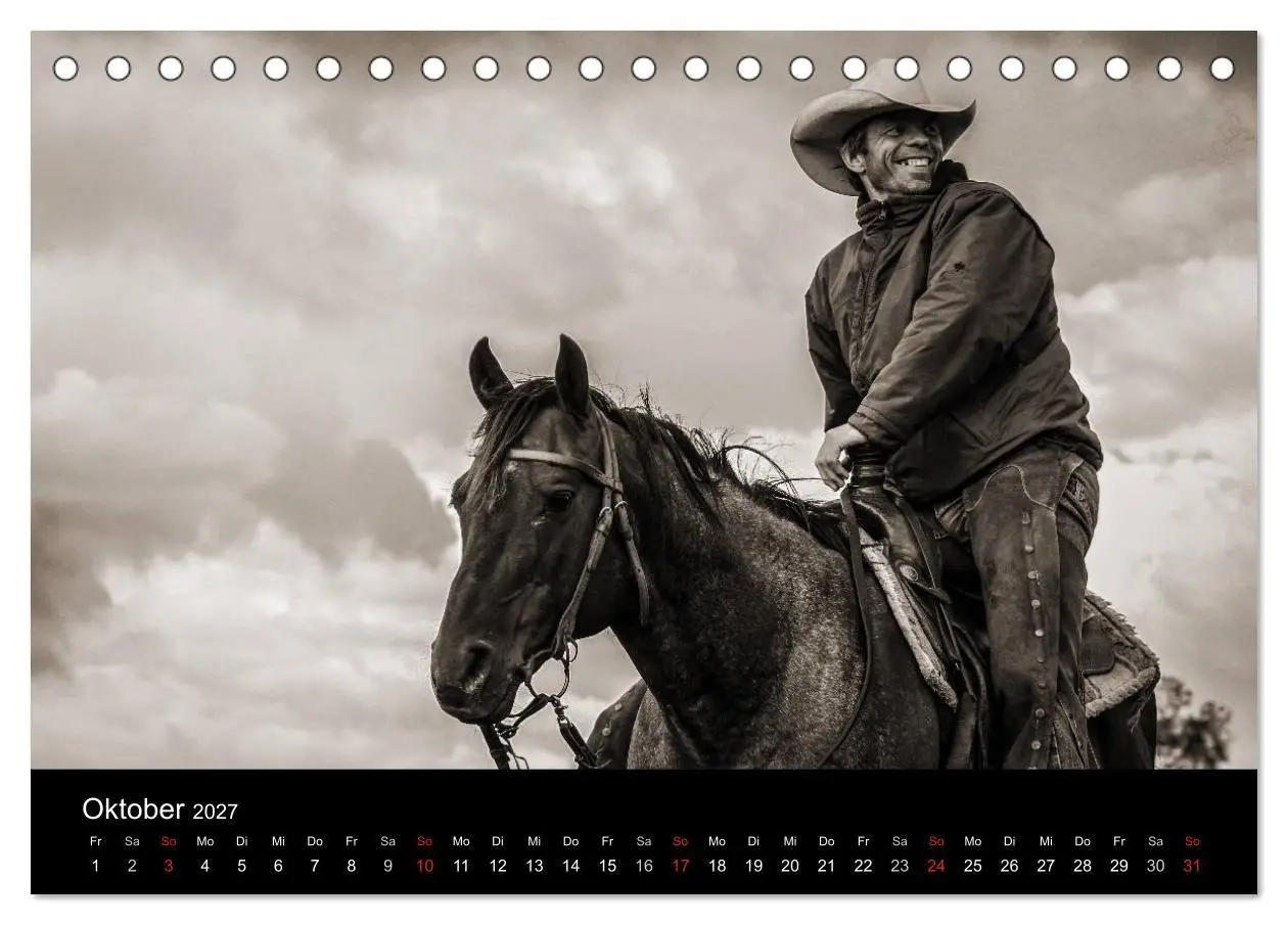 Bild: 9783569981331 | Westernreiten (Tischkalender 2027 DIN A5 quer), CALVENDO...