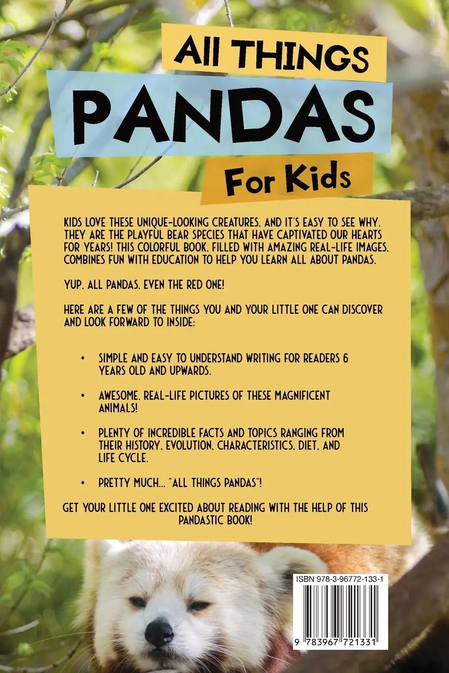 Rückseite: 9783967721331 | All Things Pandas For Kids | Animal Reads | Taschenbuch | Englisch