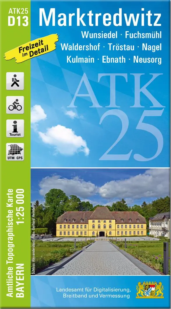 Cover: 9783987761331 | ATK25-D13 Marktredwitz (Amtliche Topographische Karte 1:25000) | 2025