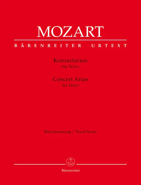 Cover: 9790006541331 | Konzertarien für Tenor | Wolfgang Amadeus Mozart | Buch | Buch | 2014