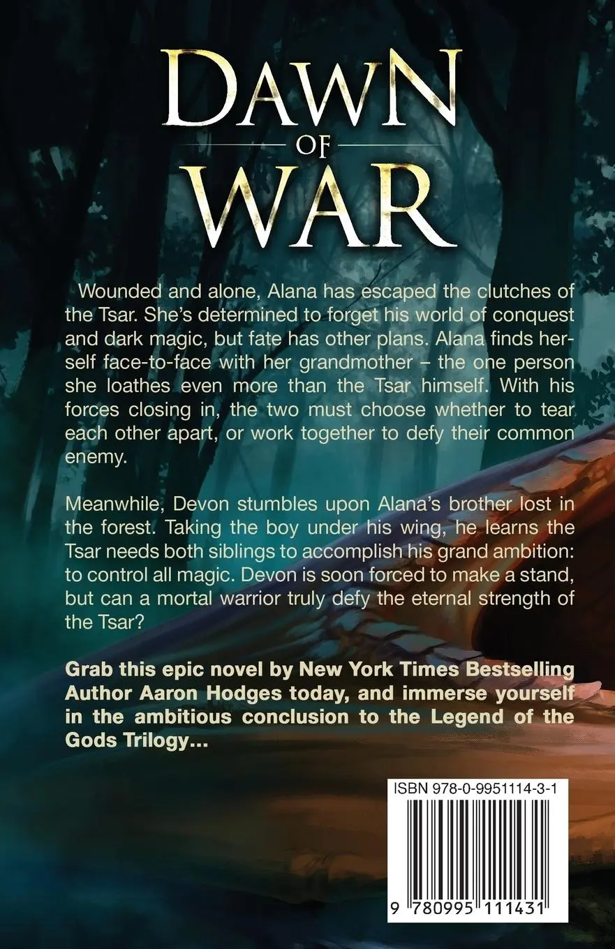 Rückseite: 9780995111431 | Dawn of War | Aaron Hodges | Taschenbuch | Kartoniert / Broschiert