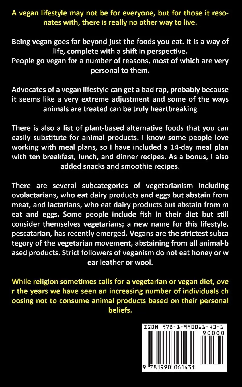 Rückseite: 9781990061431 | Vegan Diet | Rigoberto Delgado | Taschenbuch | Kartoniert / Broschiert