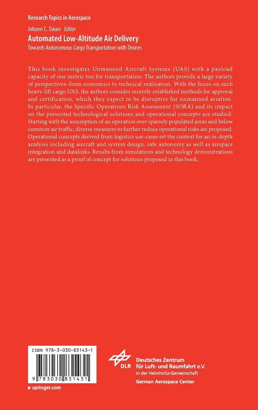 Rückseite: 9783030831431 | Automated Low-Altitude Air Delivery | Johann C. Dauer | Buch | xxi