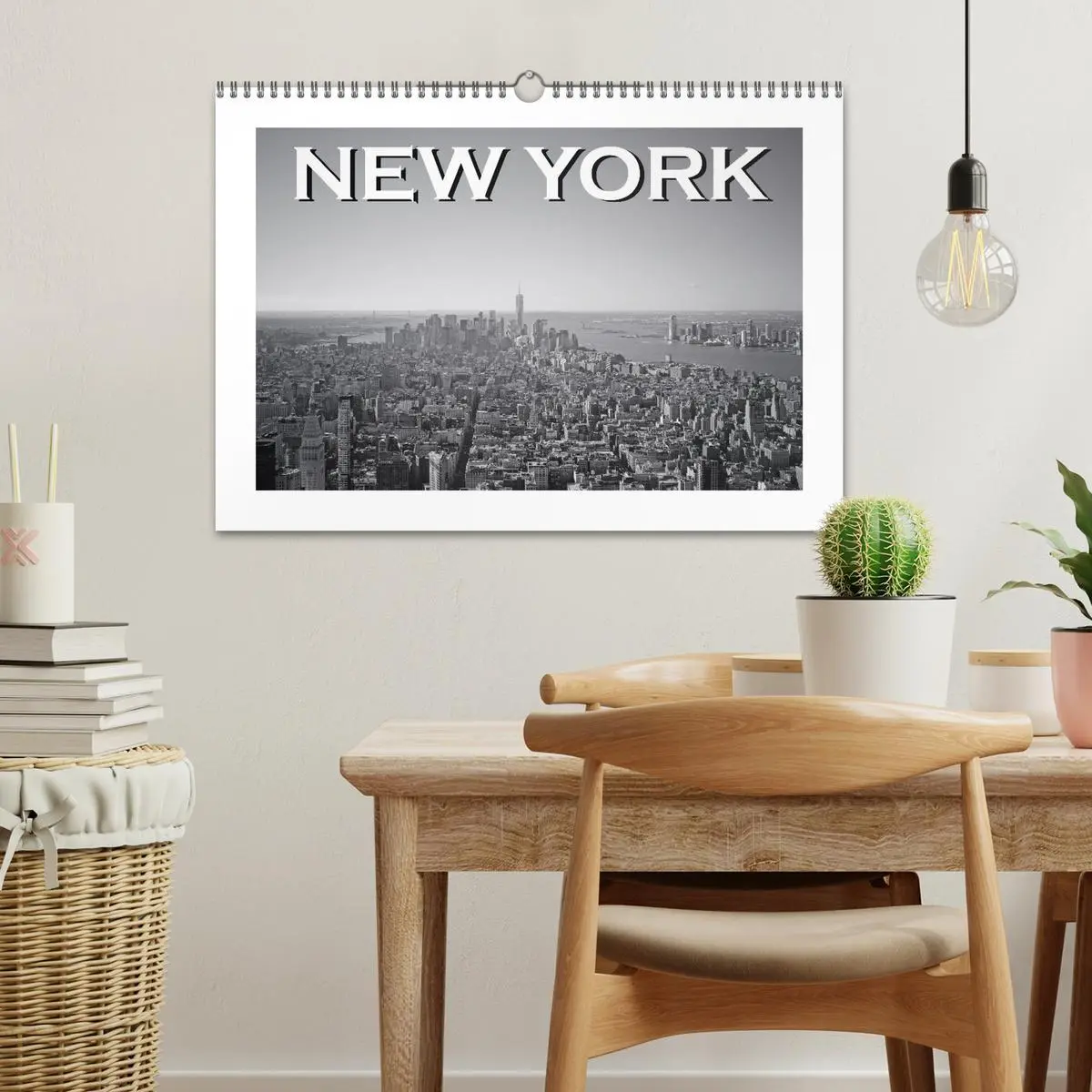Bild: 9783457861431 | New York in schwarz weiss (Wandkalender 2026 DIN A3 quer), CALVENDO...