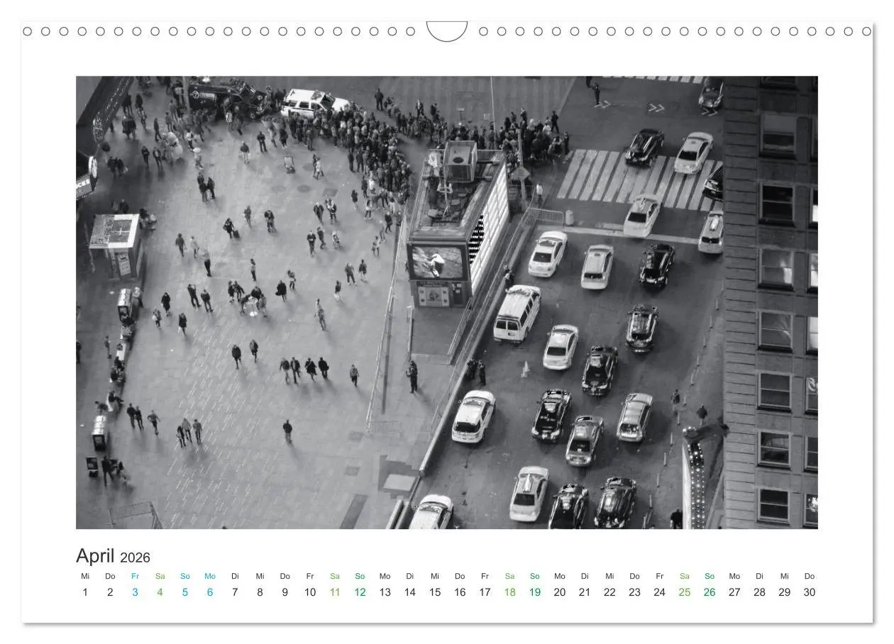 Bild: 9783457861431 | New York in schwarz weiss (Wandkalender 2026 DIN A3 quer), CALVENDO...
