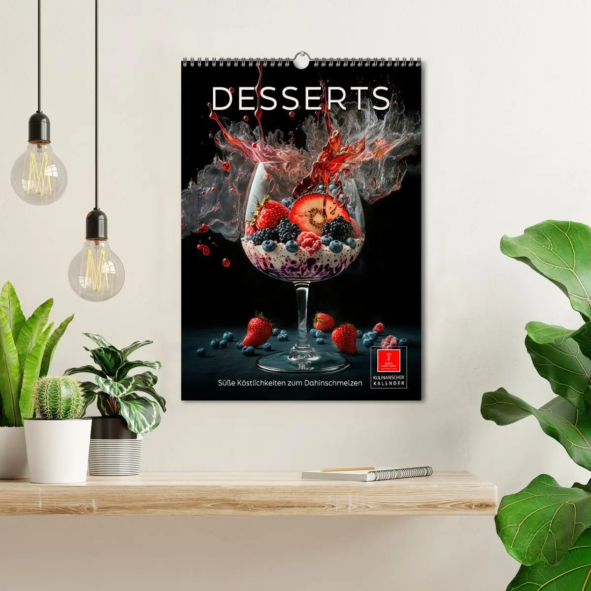 Bild: 9783516331431 | Desserts - Süße Köstlichkeiten zum Dahinschmelzen (Wandkalender...