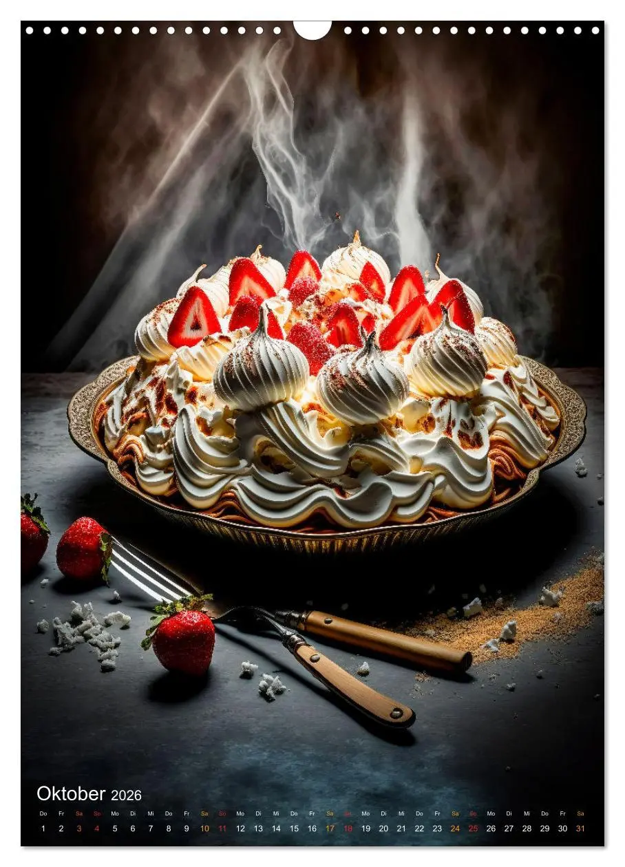 Bild: 9783516331431 | Desserts - Süße Köstlichkeiten zum Dahinschmelzen (Wandkalender...