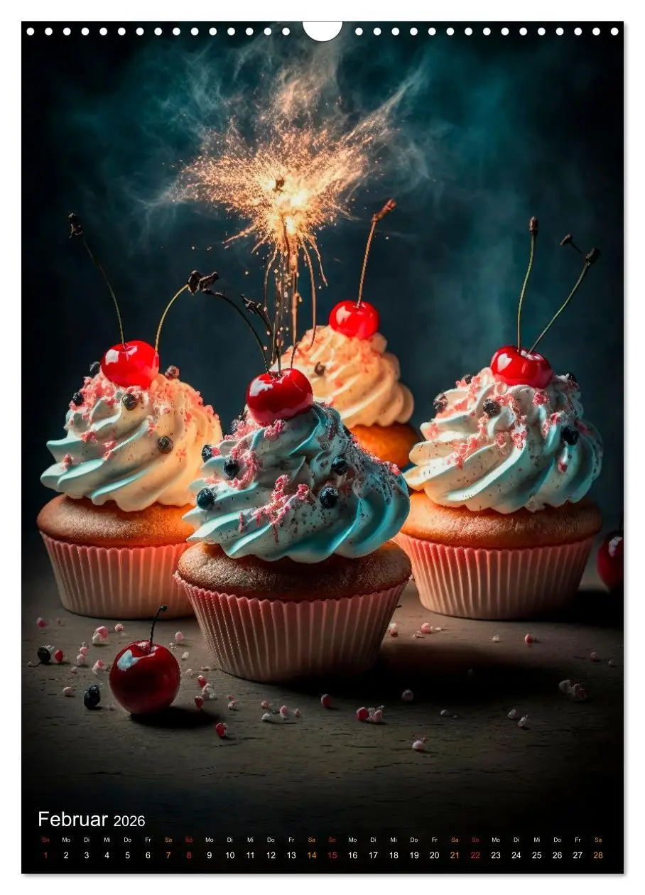 Bild: 9783516331431 | Desserts - Süße Köstlichkeiten zum Dahinschmelzen (Wandkalender...