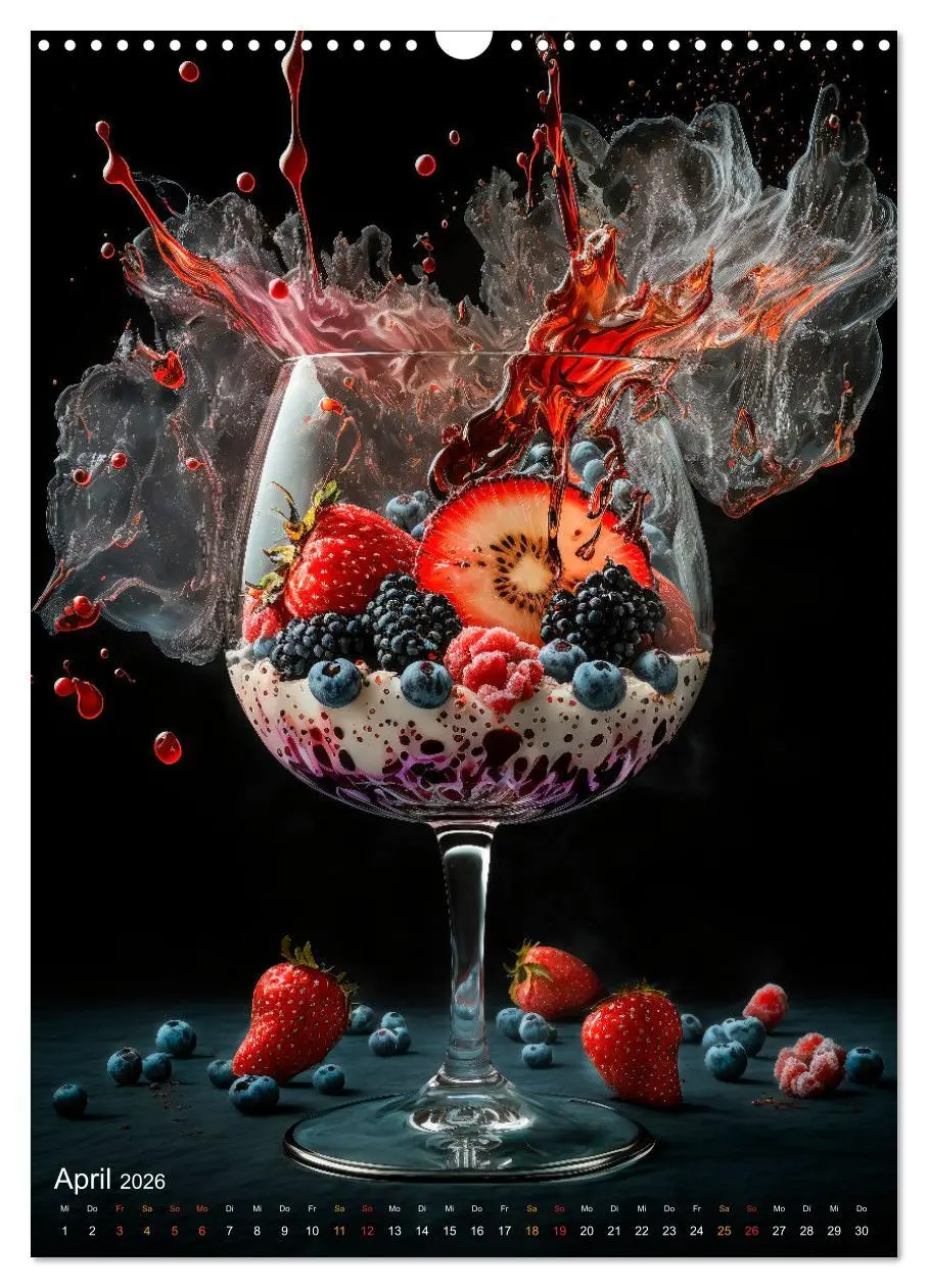 Bild: 9783516331431 | Desserts - Süße Köstlichkeiten zum Dahinschmelzen (Wandkalender...