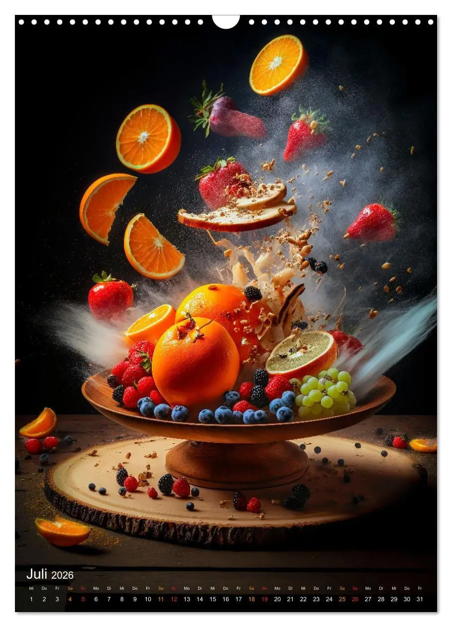 Bild: 9783516331431 | Desserts - Süße Köstlichkeiten zum Dahinschmelzen (Wandkalender...