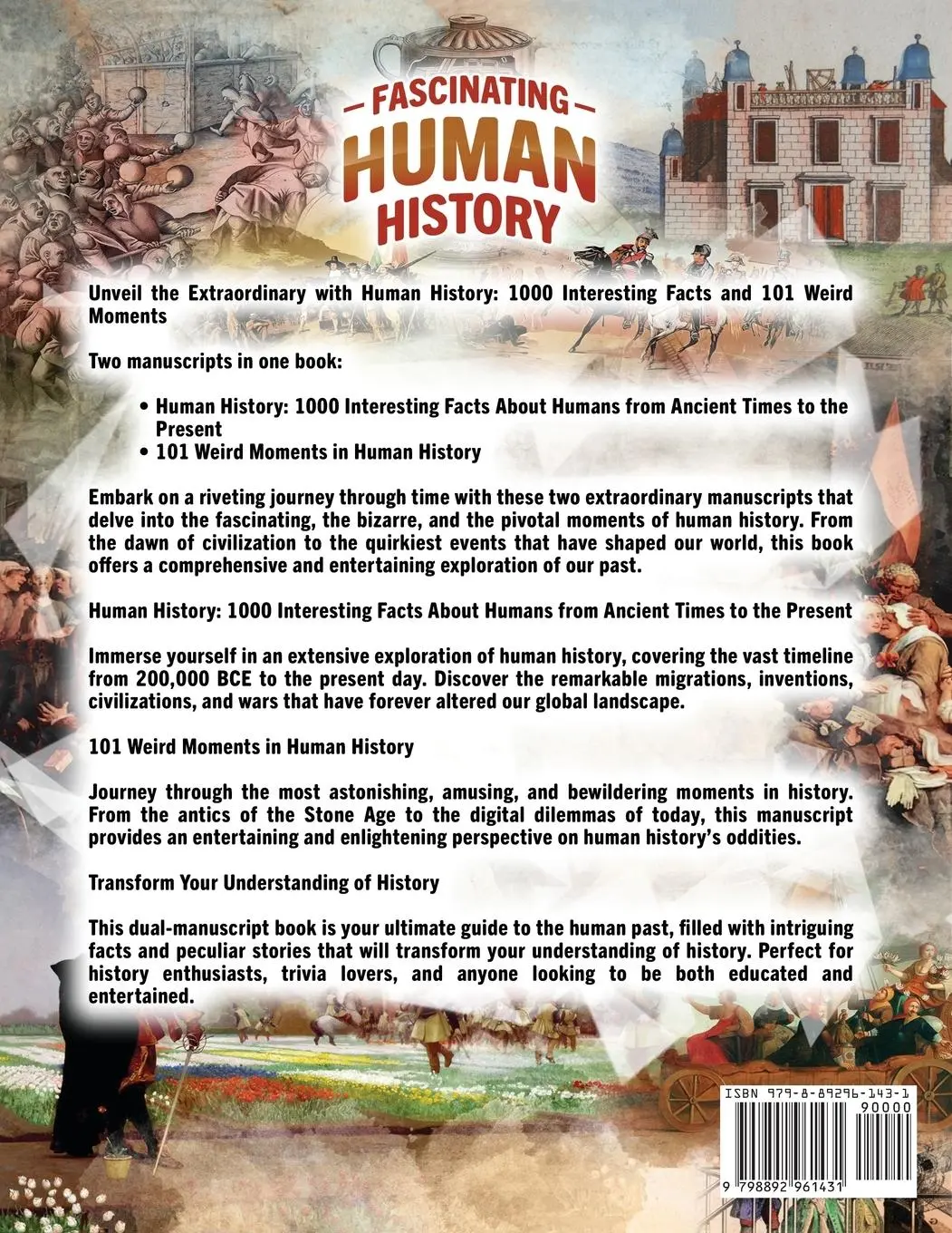 Rückseite: 9798892961431 | Fascinating Human History | Ahoy Publications | Taschenbuch | Englisch