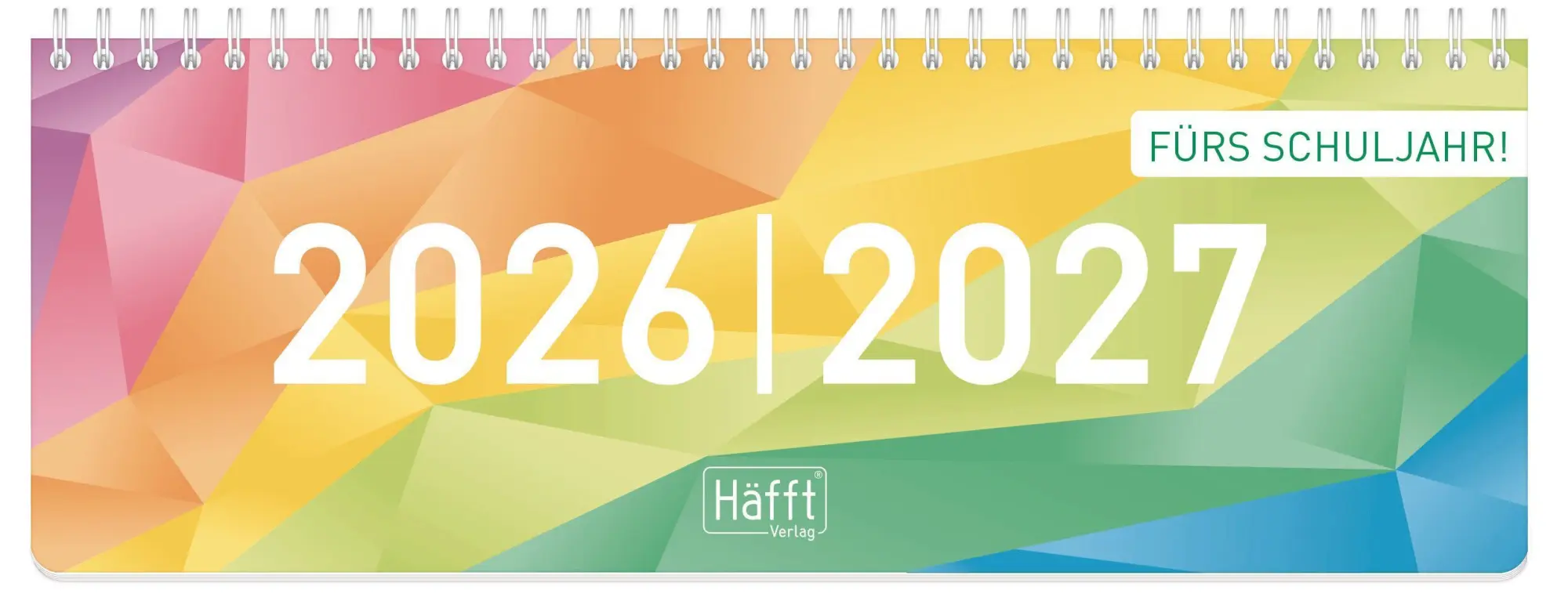 Cover: 4029357111531 | Tischkalender Schuljahr 26/27 | Motiv [Rainbow] | Häfft-Verlag GmbH