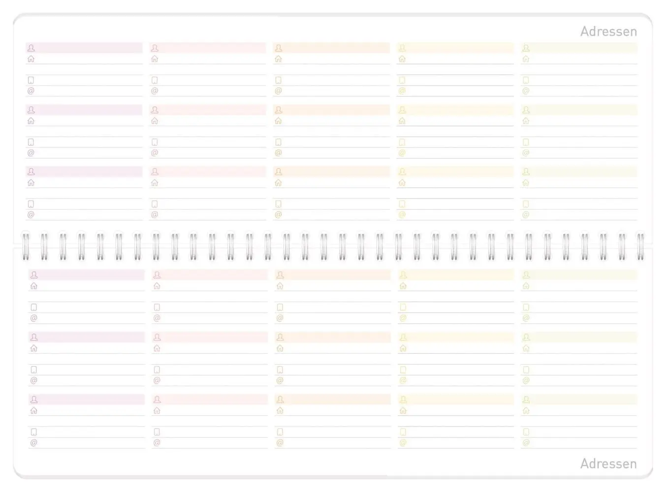 Bild: 4029357111531 | Tischkalender Schuljahr 26/27 | Motiv [Rainbow] | Häfft-Verlag GmbH
