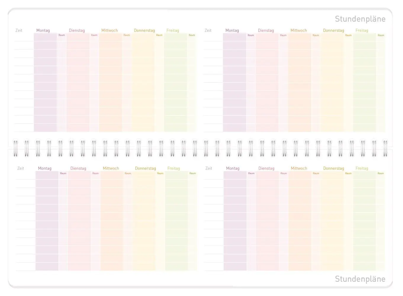 Bild: 4029357111531 | Tischkalender Schuljahr 26/27 | Motiv [Rainbow] | Häfft-Verlag GmbH