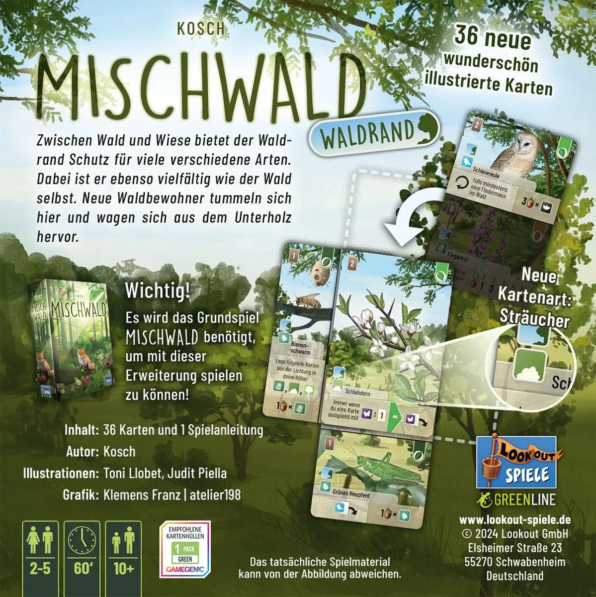Bild: 4260402311531 | Mischwald - Waldrand | Kosch | Spiel | LOOD0065 | Deutsch | 2025