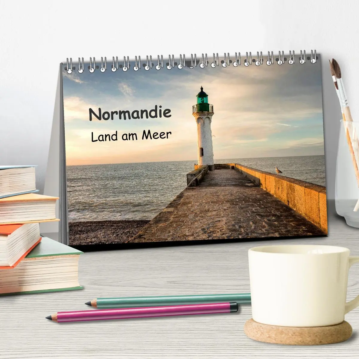 Bild: 9783457851531 | Normandie - Land am Meer (Tischkalender 2026 DIN A5 quer), CALVENDO...