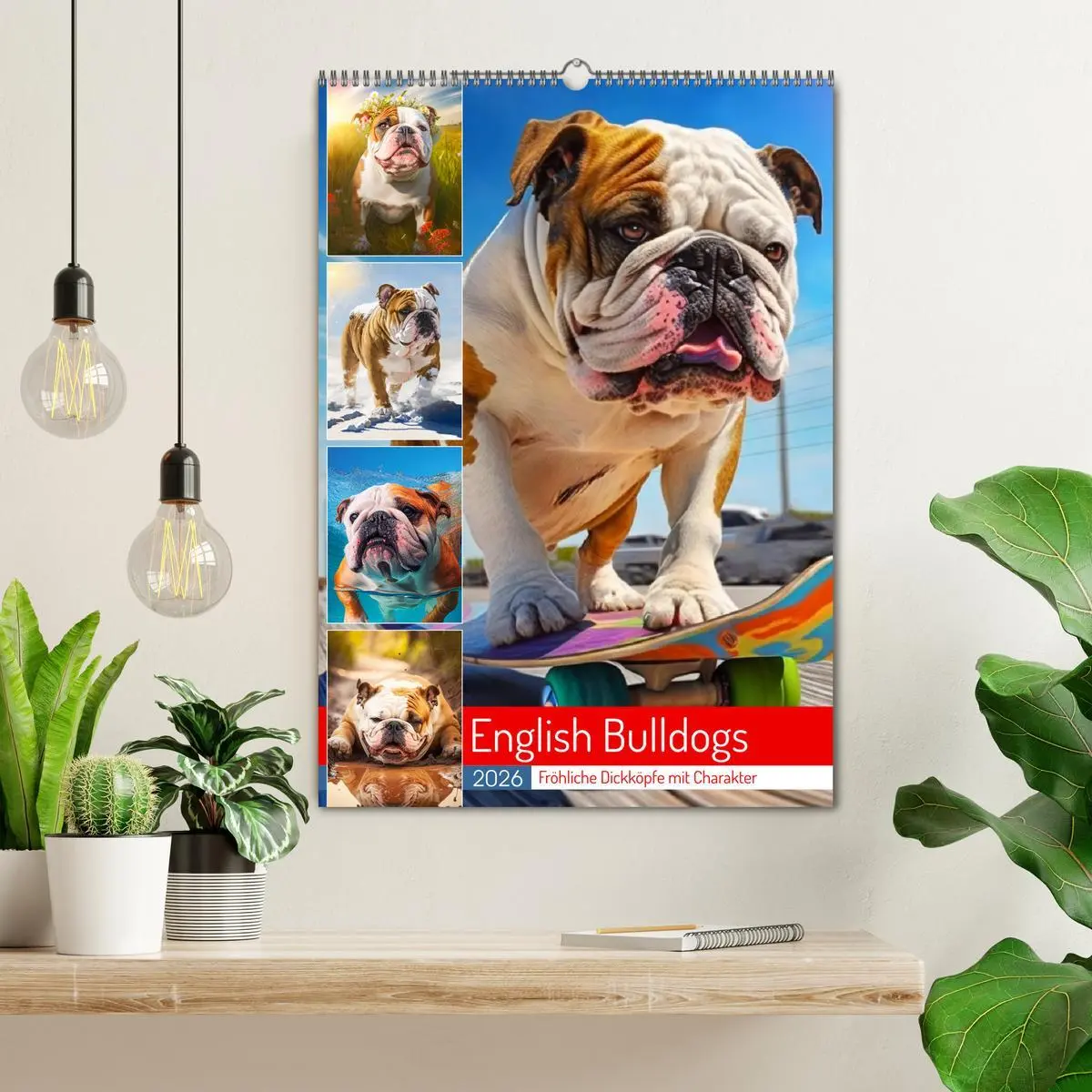 Bild: 9783516321531 | English Bulldogs. Fröhliche Dickköpfe mit Charakter (Wandkalender...